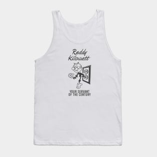 Reddy Kilowatt - Vintage Retrocolor Black Tank Top